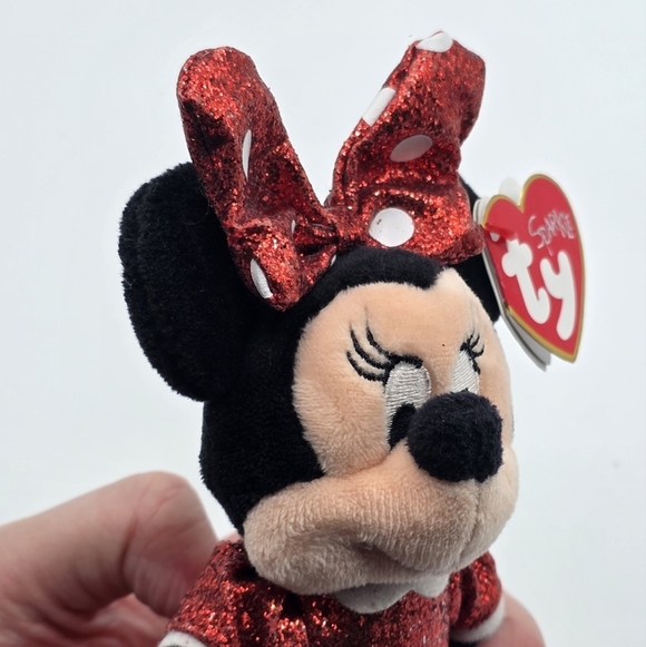 Ty Beanie Baby Disney Minnie Mouse Sparkle Plush - Picture 10 of 11